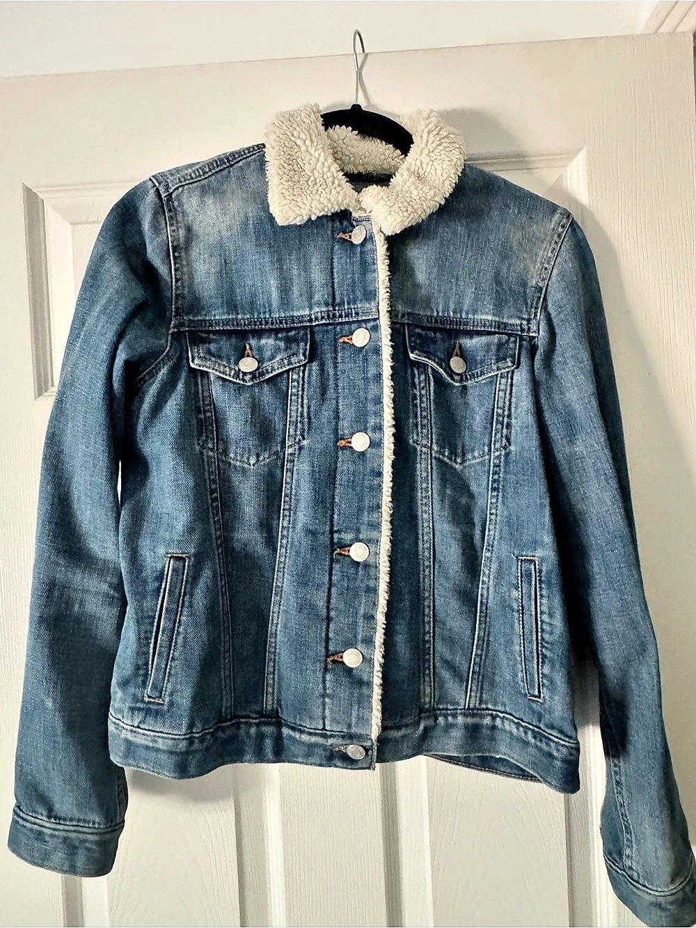 Gap Sherpa-Lined Denim Jacket